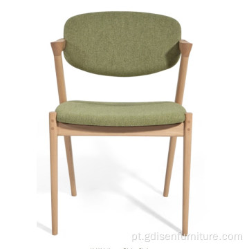 Cadeira de jantar de madeira moderna Kai Kristiansen
